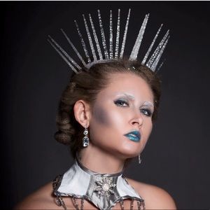 Ice queen ice princess crown headpiece head dress